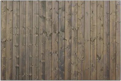 Produktbild von Wallario Outdoor-Poster für Garten oder Balkon, Motiv Holzpaneelen in grau braun - Holzmuster mit Maserung, in ca. 61 x 91,50 cm