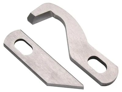 Klingenset oben/unten für Overlock-Nähmaschinen, 1 Paar