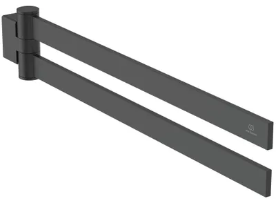Image de Ideal Standard Conca Cube Porte-serviettes double, orientable, T5395XG