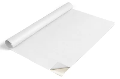Obrázek produktu pro Fólie na nábytek Tulup – samolepicí fólie na nábytek – samolepicí fólie 65 x 130 cm – fólie na skříně – fólie na nábytek – fólie do kuchyně – voděodolná – omyvatelná – samolepicí – bez vzduchových bublin – čistě bílá