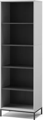Produktbild von Bücherregal Vicco Eliza Grau 60 x 180 cm mit 5 Fächern, Model 56421