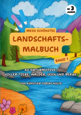 Produktbild von Mein schönstes Landschafts-Malbuch