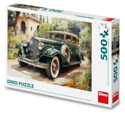 Immagine prodotto di Puzzle DINO Rolls-Royce verde, 500 pezzi