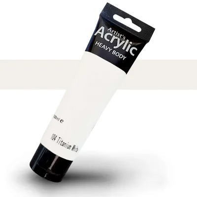Zdjęcie produktu dla Farba Heavy Body 100ml Titanium White - 104