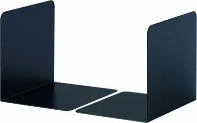 Produktbild von Bücherstützen S - Set von 2 - Schwarz - Stahl Bücherstützen für Büro und Zuhause