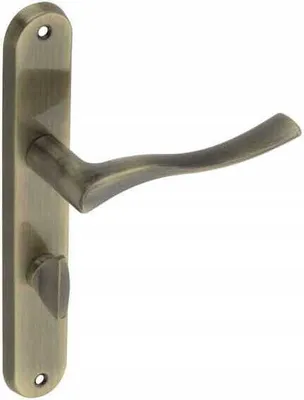 Produktbild von Innentürgriff Langschild WC Antik Messing