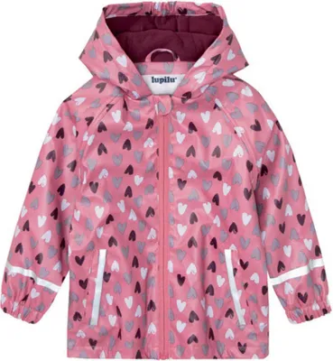 Produktbild von Lupilu Mädchen Matsch und Buddeljacke Gefüttert Wind- und wasserdicht  Rosa 98 - 104