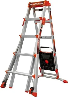 Produktbild von Kleiner Riese Trittleiter Maximalhöhe 244 cm 70,2 x 155 x 22,9 cm