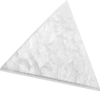 Produktbild von Selenit Dreieck Platte 10x8cm – Dreieckige Platte für Meditation und Edelsteine