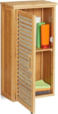 Produktbild von Wandschrank für Badezimmer aus Bambus