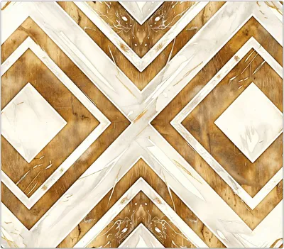 Produktbild von Spritzschutz Herdabdeckplatte Schneidebrett aus Glas Geometrisches Muster 1-Teilig (60x52cm)