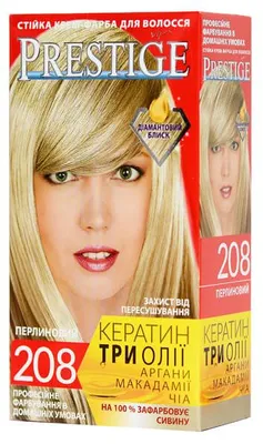 Obrázek produktu pro Vips Prestige permanentní krémová barva na vlasy 208 perla blond 115 ml