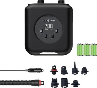 Imagen del producto de Bomba eléctrica para tablas de paddle surf HOBO PRO, recargable, 20 PSI