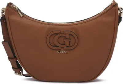 Produktbild von Guess Calebra Reißverschlusstasche Cognac 24 x 31 x 6,5