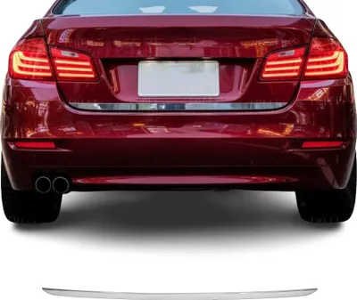 Image de Garniture de hayon coffre pour BMW Série 5 F10 Berline 2010-2016 acier inoxy