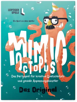 Produktbild von Mimic Octopus Das Original Kartenspiel – Versteckte Rollen, geheime Missionen, 4-8 Spieler