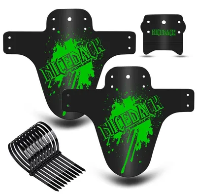 Immagine prodotto di Parafanghi per mountain bike, 2 pezzi, colore verde