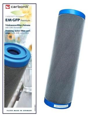 Wasserfilterpatrone 0,4 µ, Aktivkohle & EM-Keramik, 13.000 l