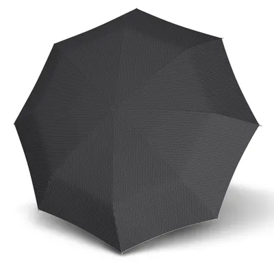 Produktbild von Knirps Taschenregenschirm Regenschirm C.041 Chrome Matt Fashion Manual Prism Black schwarz
