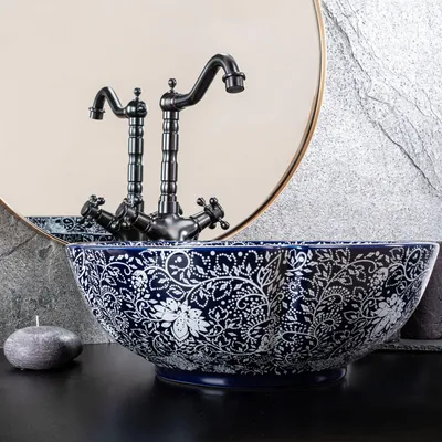 Produktbild von Rea Aufsatzwaschbecken Sevilla Round Blue