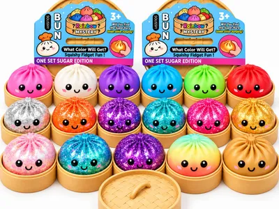 Produktbild von Dumpling Mystery Squishy – Knautschspielzeug zum Drücken & Kneten