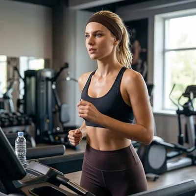 Produktbild von 9er-Set Damen-Stirnbänder für Sport – elastische, rutschfeste und atmungsaktive Schweißbänder für Yoga, Fitness und Laufen