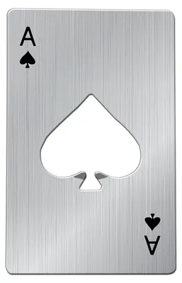 Produktbild von Flaschenöffner, hochfest, praktisch, tragbar, in Pokerkartenform, für Zuhause