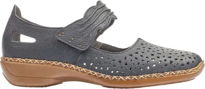 Produktbild von Rieker Damen Klassische Sandalen 41399-14 Farbe: Blau Größe: 36