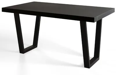 Immagine prodotto di Tavolo da Pranzo 180x280 cm, Tavolo Allungabile, per Cucina e Sala da Pranzo, Gambe in Metallo Stabili, Collezione Loft Trapez, Nero