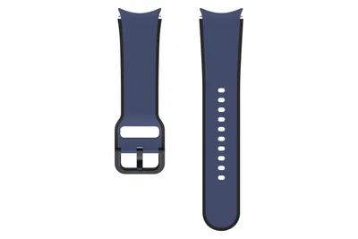 Produktbild von Samsung, Zweifarbiges Sportarmband für G Watch 4/5 Series 115 mm S/M, Marineblau