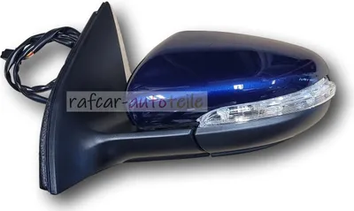 Produktbild von Außenspiegel Spiegel links elektrisch für VW GOLF VI 5K 2008 - blau LD5Q