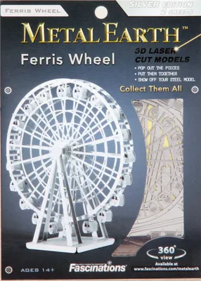 Obrázek produktu pro Metal Earth Ferris Wheel, Sada na stavění, Kov