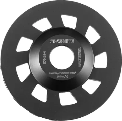 Produktbild von GRAPHITE Diamantschleifteller Diamantschleifscheibe 125/115 x 22.2 x 5 mm, Segment L/Segment C/schwere Ausführung, zum Schleifen und Trennen (115 x 22,2 x 5 mm, Segment C)