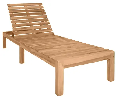 Immagine prodotto di Lettino Prendisole in Legno Massello di Teak