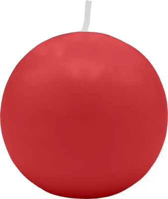 Produktbild von Kugelkerzen Rot Ø 120 mm, 4 Stück