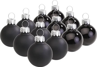 Produktbild von VBS Weihnachtskugeln Mini aus Kunststoff, Ø 3 cm, 12 Stück, Bruchsicher