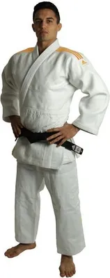 Produktbild von adidas Judoanzug J990 Millenium Weiß/Orange-175cm