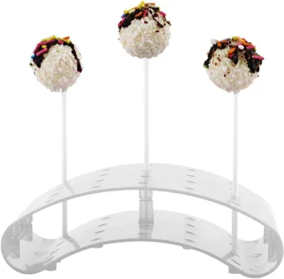 Produktbild von Lollipop-Halter für bis zu 20 Cake Pops, transparente Servierplatte mit Präsentationsfunktion