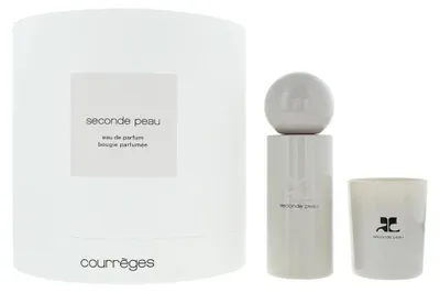 Obrázok produktu pre Darčeková sada Courrèges Seconde Peau: 100 ml EDP + 75 g sviečka