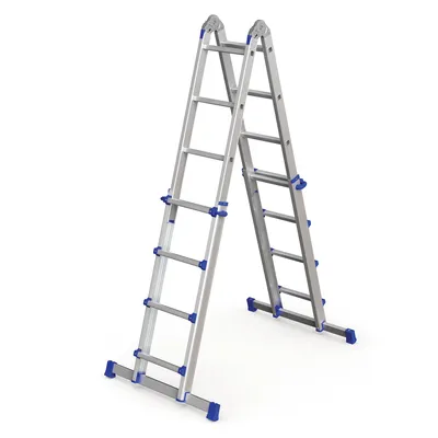 Produktbild von Werner Teleskop Mehrzweckleiter 4x4 Sprossen