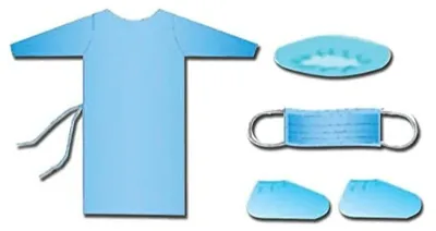 Besucher-Schutzkleidung Set, 25 Stück
