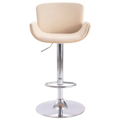 Immagine prodotto di vidaXL Sgabello da bar in Pelle finta crema