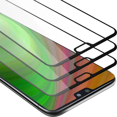 Image de Cadorabo 3x film blindé plein écran pour Huawei P20 film de protection en noir verre de protection d'écran tempered