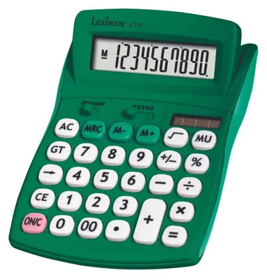 Image de Lexibook, FRUITIES, Calculatrice de bureau, verte, C210BLXB