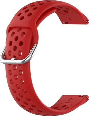 Produktbild von BStrap Silicone Dots Armband für Xiaomi Amazfit GTS, red