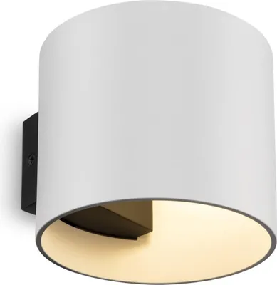 Produktbild von Wandleuchte Aluminium Up Down 10 cm breit Schwarz Weiß G9