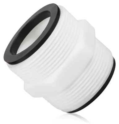 Zdjęcie produktu dla Złączka do węża basenowego, 38 mm, dwukierunkowa, pasująca do basenów Intex, Coleman i filtrów Hayward