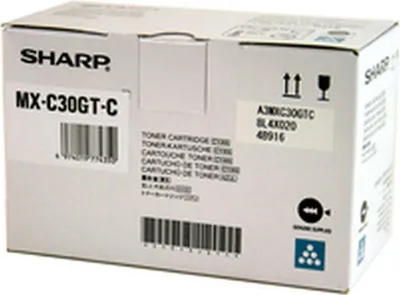 Immagine prodotto di Sharp MXC30GTC - Cyan - original - Tonerpatrone - für Sharp MX-C250F, MX-C300W, MX-C301W (MXC30GTC)