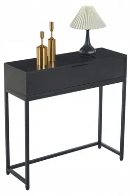Obrázek produktu pro Přístěnný stolek HUSKAR - černý