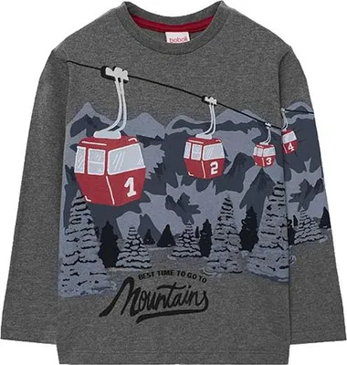 Immagine prodotto di Boboli Knit Langarm-t-shirt Grau 7 anni Junge Grau 7 anni